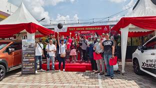 Event test drive, small gathering & delivery ceremony Mitsubishi Dipo di Kong Djie Coffee Pekanbaru